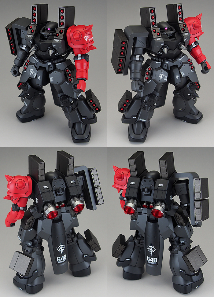Yahoo!オークション - (EXP_039)1/100 ザクF2000 (未組立改造