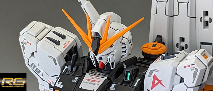 完成品] RX-93 ν GUNDAM with HYPER MEGA BAZOOKA LAUNCHER