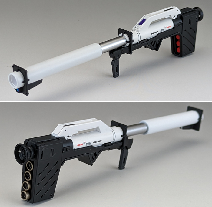 完成品] RX-93 ν GUNDAM with HYPER MEGA BAZOOKA LAUNCHER | テキトー